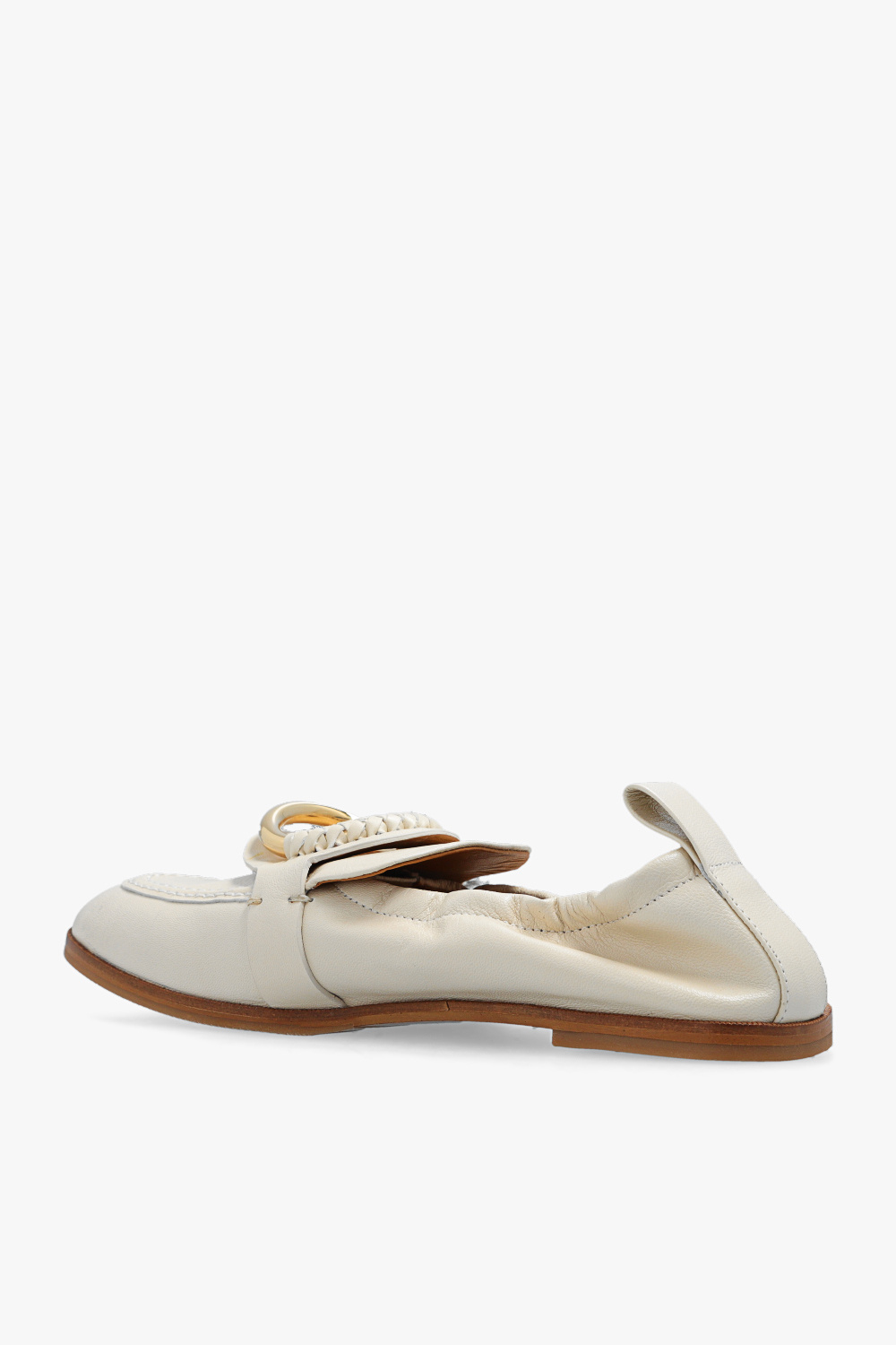 chloe botines con hebilla item - Cream 'Hana' leather